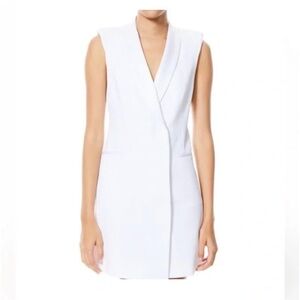 Alice + Olivia White Satin Robe